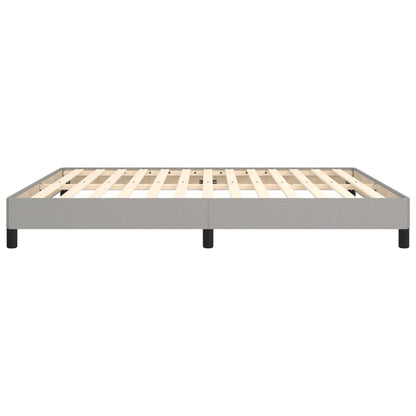 vidaXL Bed Frame without Mattress Light Grey Super King Fabric