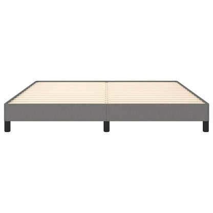 vidaXL Bed Frame without Mattress Dark Grey Super King Fabric