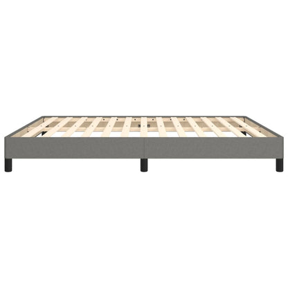 vidaXL Bed Frame without Mattress Dark Grey Super King Fabric