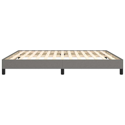 vidaXL Bed Frame without Mattress Dark Grey Super King Fabric