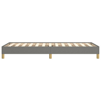vidaXL Bed Frame without Mattress Dark Grey 90x190 cm Single Single Fabric