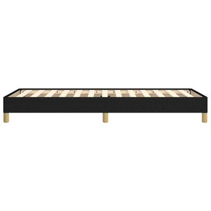 vidaXL Bed Frame without Mattress Black 90x190 cm Single Single Fabric