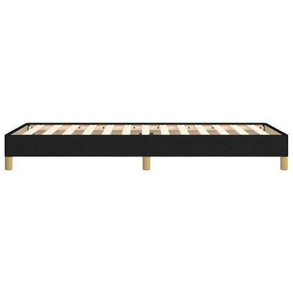 vidaXL Bed Frame without Mattress Black 90x190 cm Single Fabric