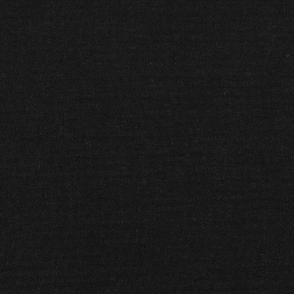vidaXL Bed Frame without Mattress Black 90x190 cm Single Single Fabric