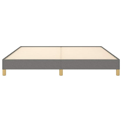vidaXL Bed Frame without Mattress Dark Grey 180x200 cm Fabric