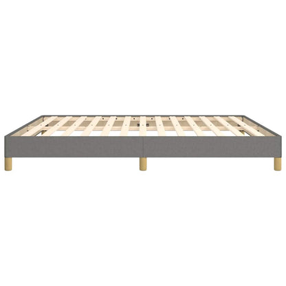 vidaXL Bed Frame without Mattress Dark Grey 180x200 cm Fabric