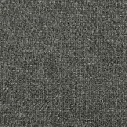 vidaXL Bed Frame without Mattress Dark Grey 180x200cm Super King Fabric