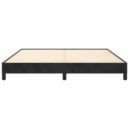 vidaXL Bed Frame without Mattress Black 180x200 cm Super King Super King Velvet