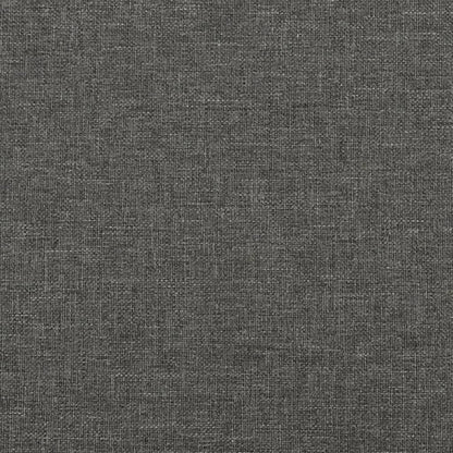 vidaXL Bed Frame without Mattress Dark Grey 90x190 cm Single Single Fabric