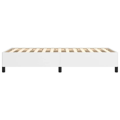 vidaXL Bed Frame without Mattress White 90x190 cm Single Faux Leather