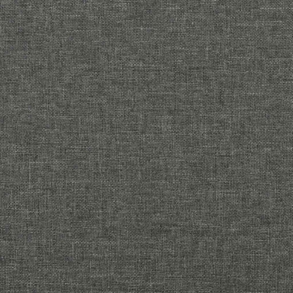 vidaXL Bed Frame without Mattress Dark Grey 90x190cm Single Fabric