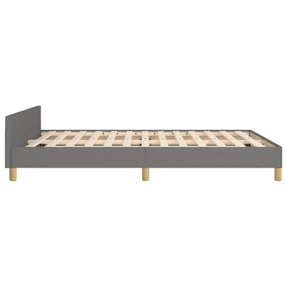 vidaXL Bed Frame without Mattress Dark Grey 180x200 cm Fabric