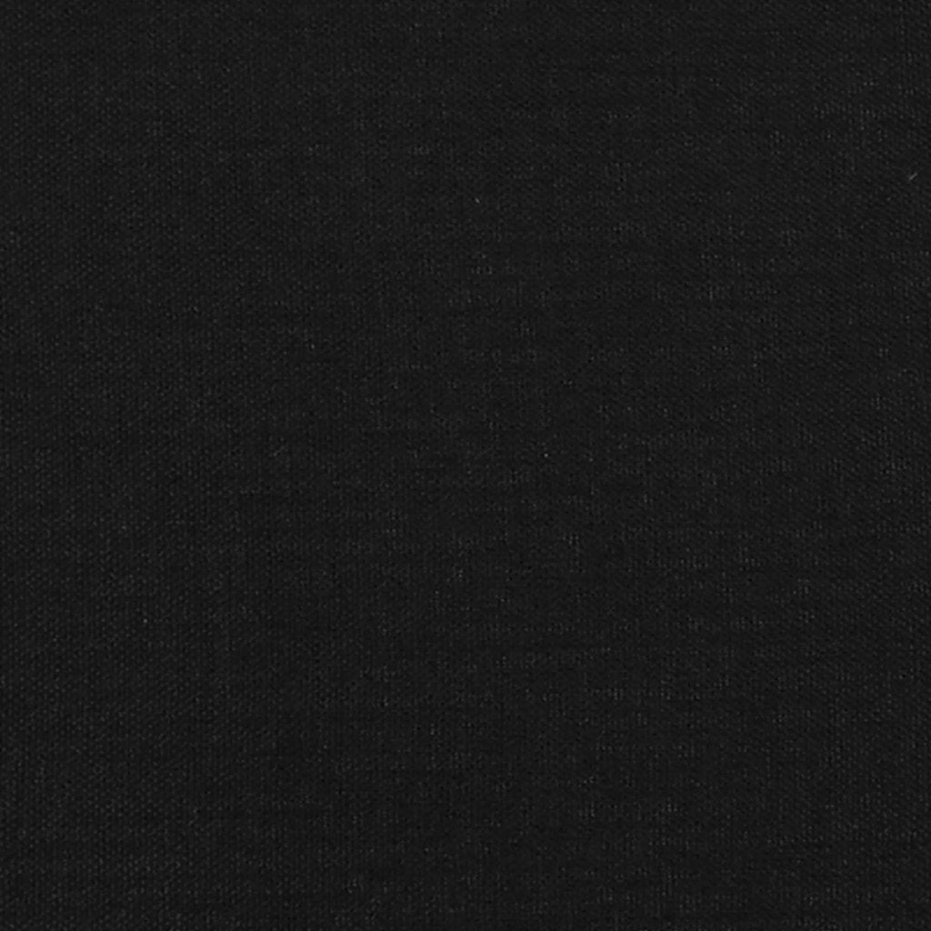 vidaXL Bed Frame without Mattress Black 180x200cm Super King Fabric