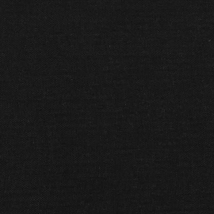 vidaXL Bed Frame without Mattress Black 180x200cm Super King Fabric