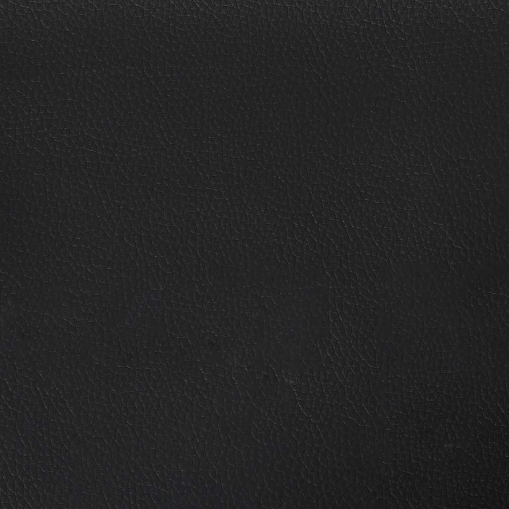vidaXL Bed Frame without Mattress Black 90x190cm Single Faux Leather
