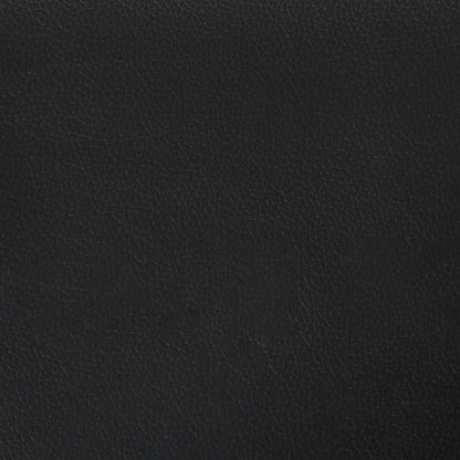 vidaXL Bed Frame without Mattress Black 90x190cm Single Faux Leather