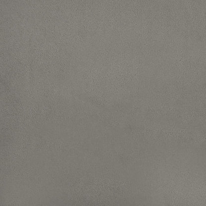 vidaXL Bed Frame without Mattress Light Grey 180x200cm Super King Velvet