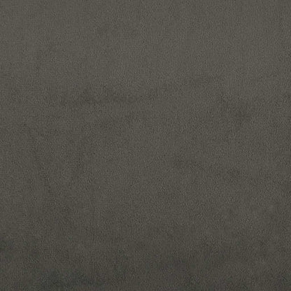 vidaXL Bed Frame without Mattress Dark Grey 180x200cm Super King Velvet