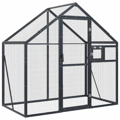 vidaXL Aviary Anthracite 179x100x185 cm Aluminium