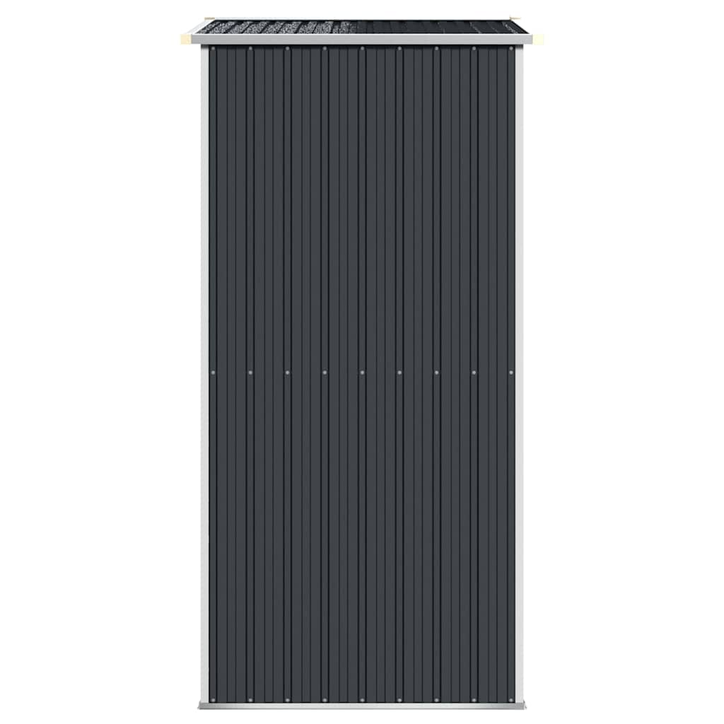 vidaXL Garden Shed Anthracite 192x108x223 cm Galvanised Steel