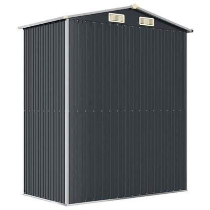 vidaXL Garden Shed Anthracite 192x108x223 cm Galvanised Steel