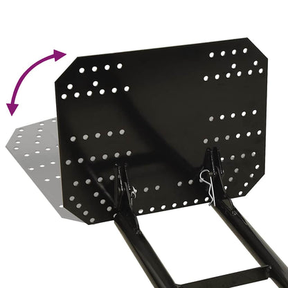 vidaXL Snow Plough for ATV 150x38 cm Black