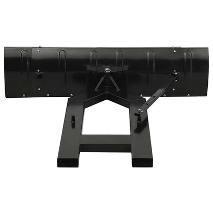 vidaXL Snow Plough for Forklift 150x38 cm Black