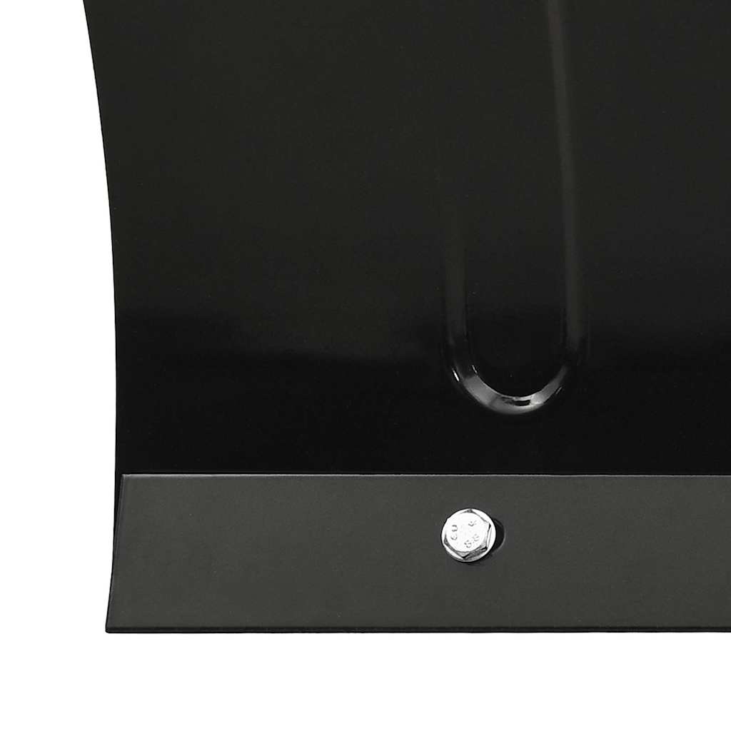vidaXL Snow Plough for Forklift 150x38 cm Black