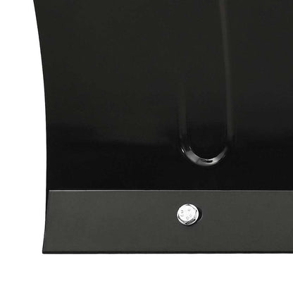 vidaXL Snow Plough for Forklift 150x38 cm Black
