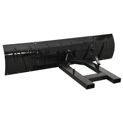 vidaXL Snow Plough for Forklift 200x48 cm Black