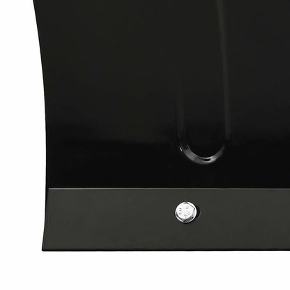 vidaXL Snow Plough for Forklift 200x48 cm Black