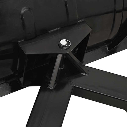 vidaXL Snow Plough for Forklift 200x48 cm Black