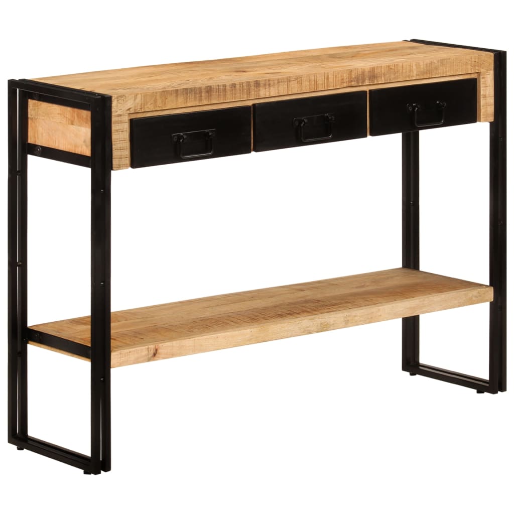 vidaXL Console Table 110x30x76 cm Solid Wood Mango