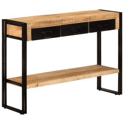 vidaXL Console Table 110x30x76 cm Solid Wood Mango