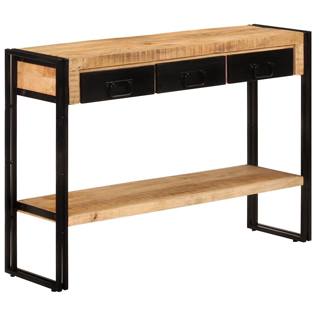 vidaXL Console Table 110x30x76 cm Solid Wood Mango