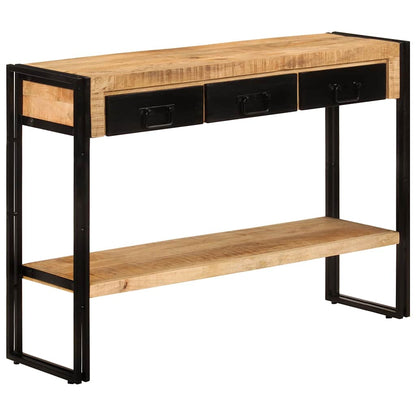 vidaXL Console Table 110x30x76 cm Solid Wood Mango