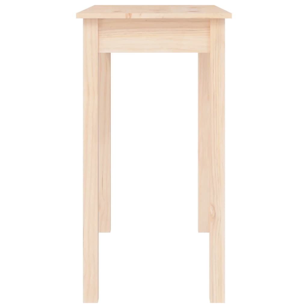 vidaXL Console Table 80x40x75 cm Solid Wood Pine