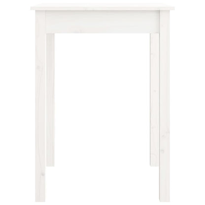 vidaXL Dining Table White 55x55x75 cm Solid Wood Pine