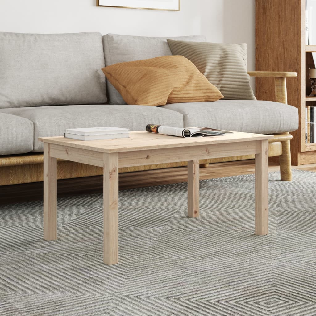vidaXL Coffee Table 80x50x40 cm Solid Wood Pine