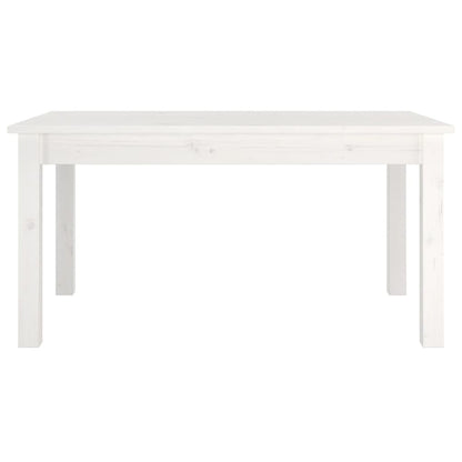 vidaXL Coffee Table White 80x50x40 cm Solid Wood Pine