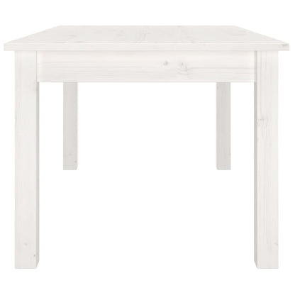 vidaXL Coffee Table White 80x50x40 cm Solid Wood Pine