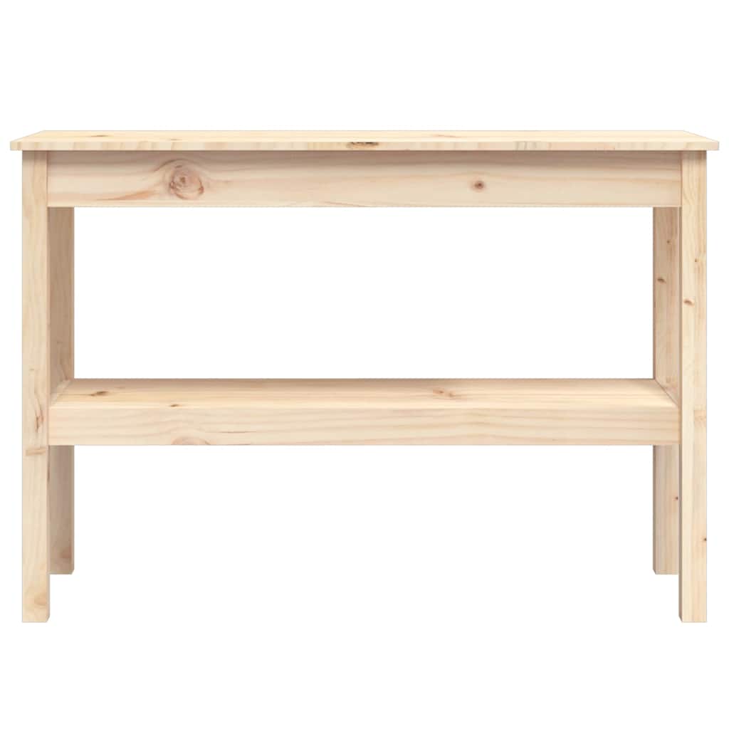 vidaXL Console Table 110x40x75 cm Solid Wood Pine