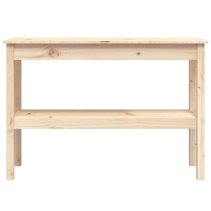 vidaXL Console Table 110x40x75 cm Solid Wood Pine