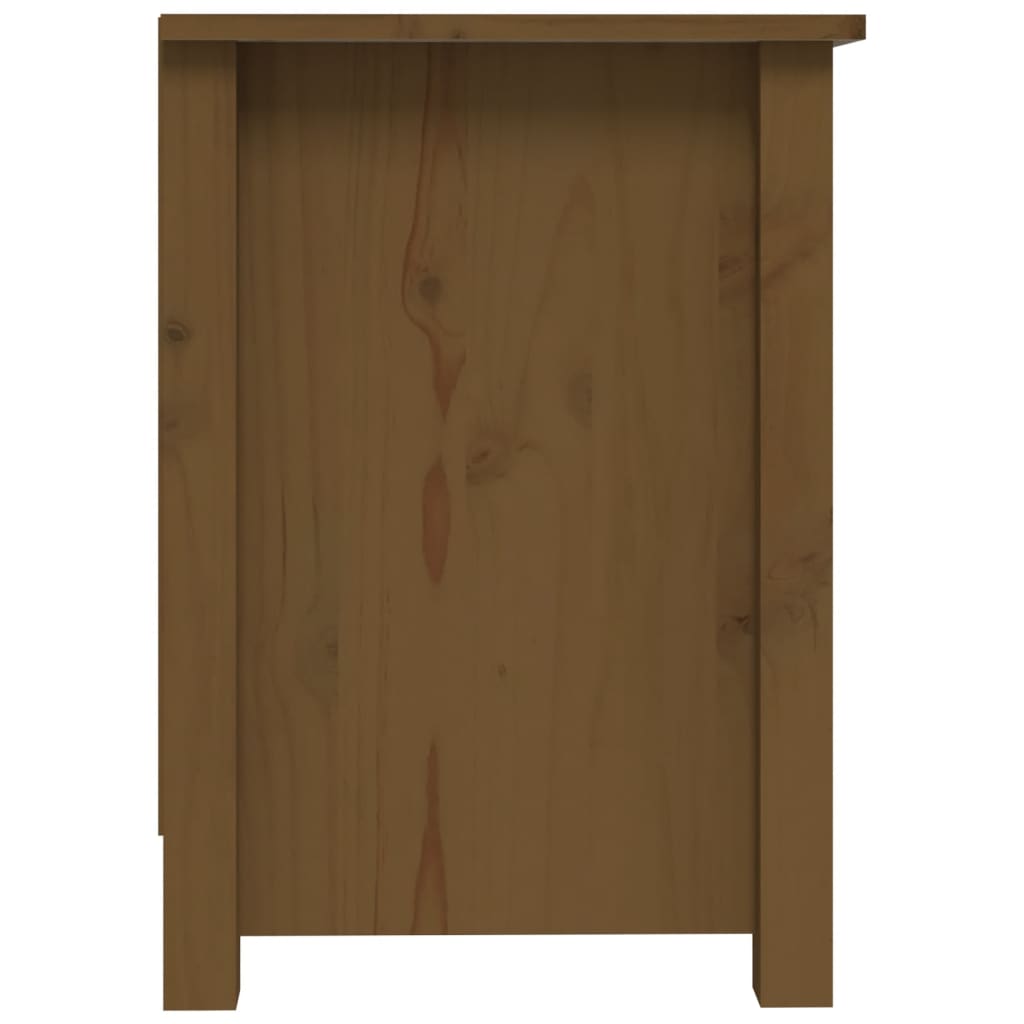 vidaXL TV Cabinet Honey Brown 103x36.5x52 cm Solid Wood Pine