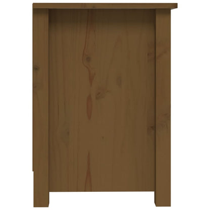 vidaXL TV Cabinet Honey Brown 103x36.5x52 cm Solid Wood Pine