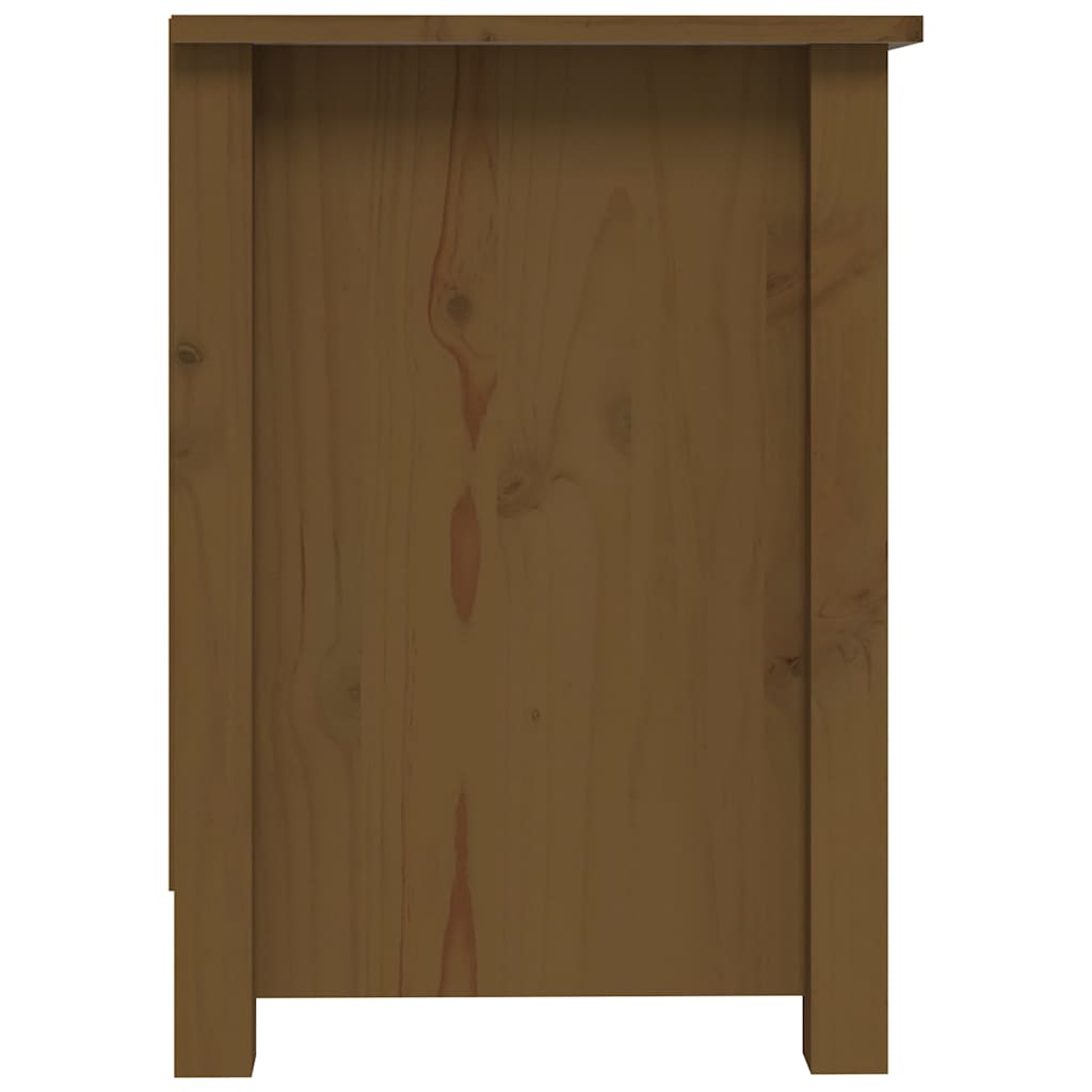 vidaXL TV Cabinet Honey Brown 103x36,5x52 cm Solid Wood Pine