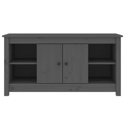 vidaXL TV Cabinet Grey 103x36,5x52 cm Solid Wood Pine