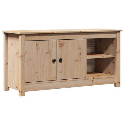 vidaXL TV Cabinet 103x36,5x52 cm Solid Wood Pine