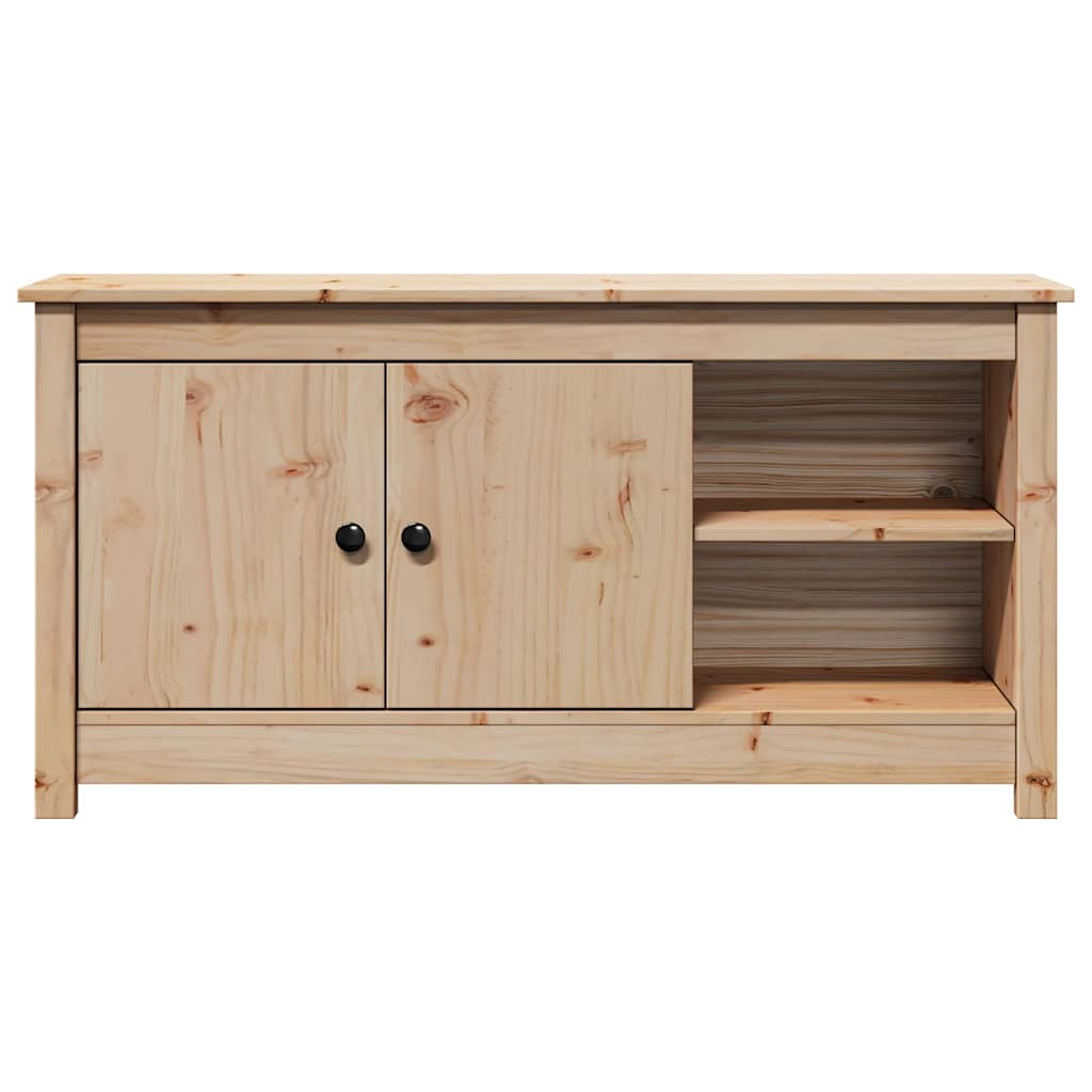 vidaXL TV Cabinet 103x36,5x52 cm Solid Wood Pine