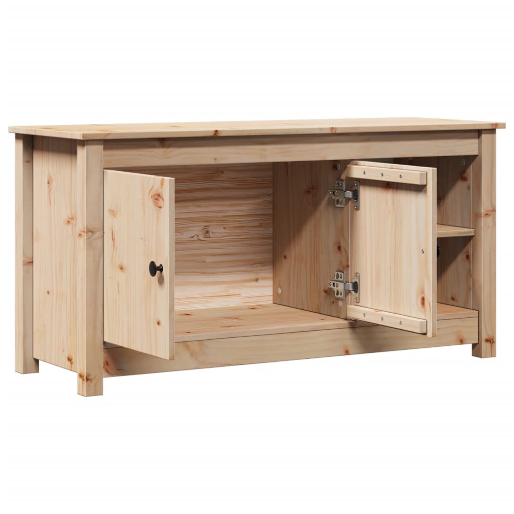 vidaXL TV Cabinet 103x36.5x52 cm Solid Wood Pine